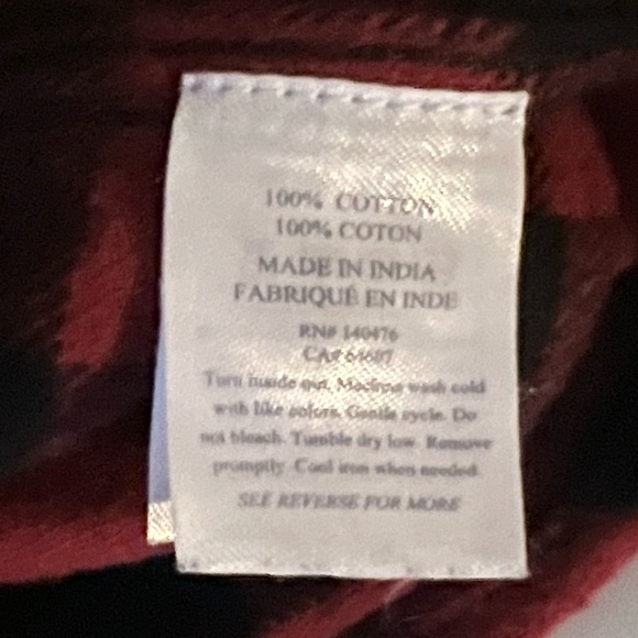 FAHERTY Women’s Daly Shirt Collins Plaid Red and Black Cotton Flannel Size Large - Picture 10 of 15